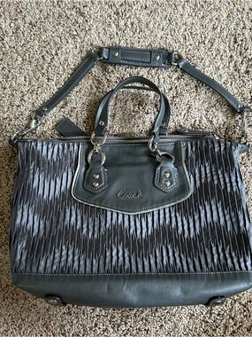 Ashley Gathered Carry All Coach Bag